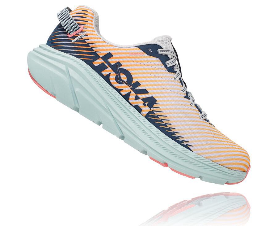 Tenis Hoka One One Feminino Pretas/Bege - Rincon 2 - 915-NWRJUG